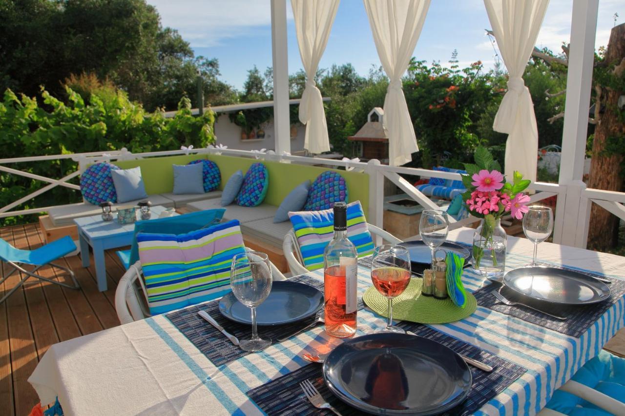 Blue Sky Cottage, Kanouli Beach Halikounas Exterior photo
