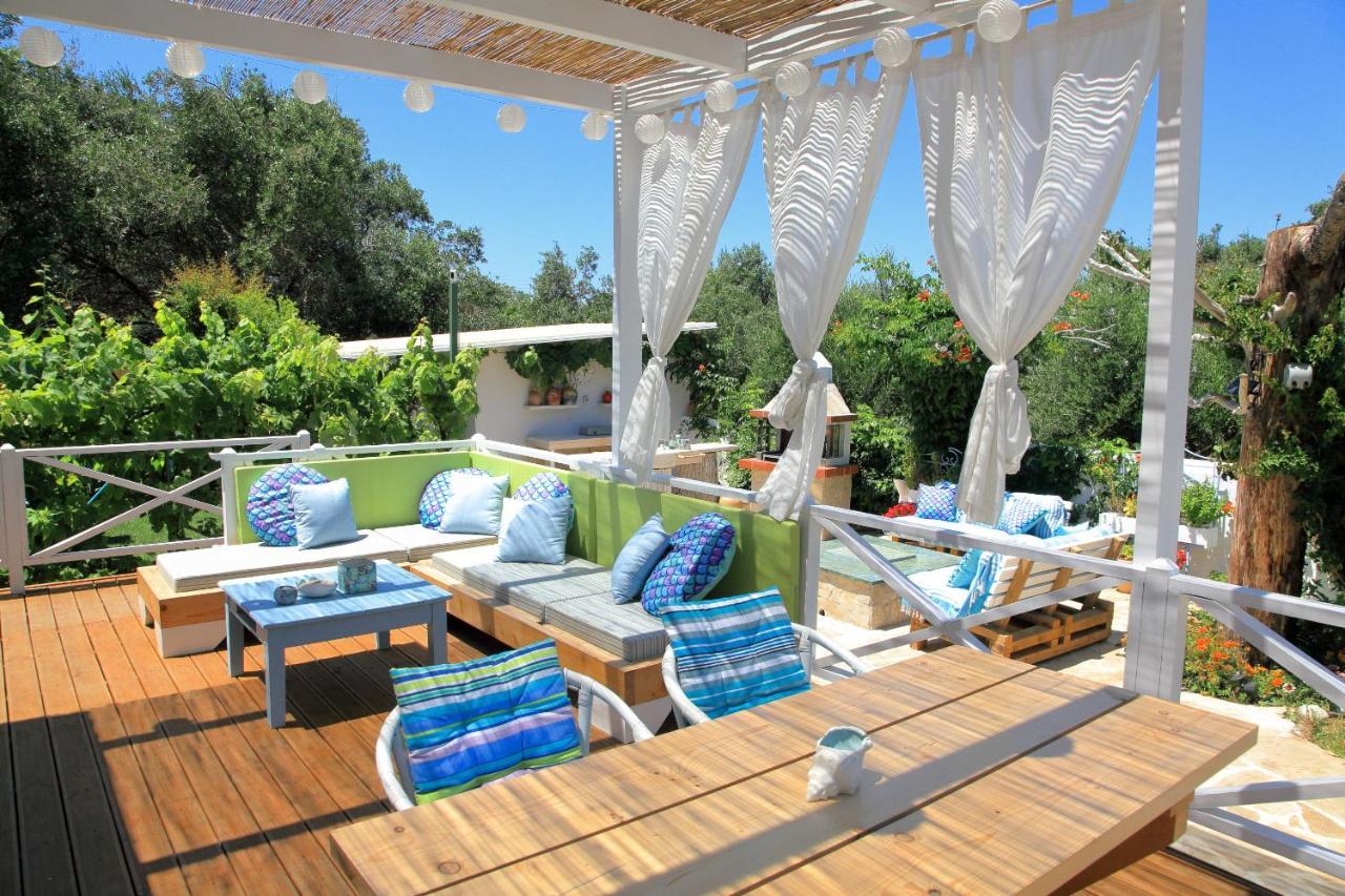 Blue Sky Cottage, Kanouli Beach Halikounas Exterior photo